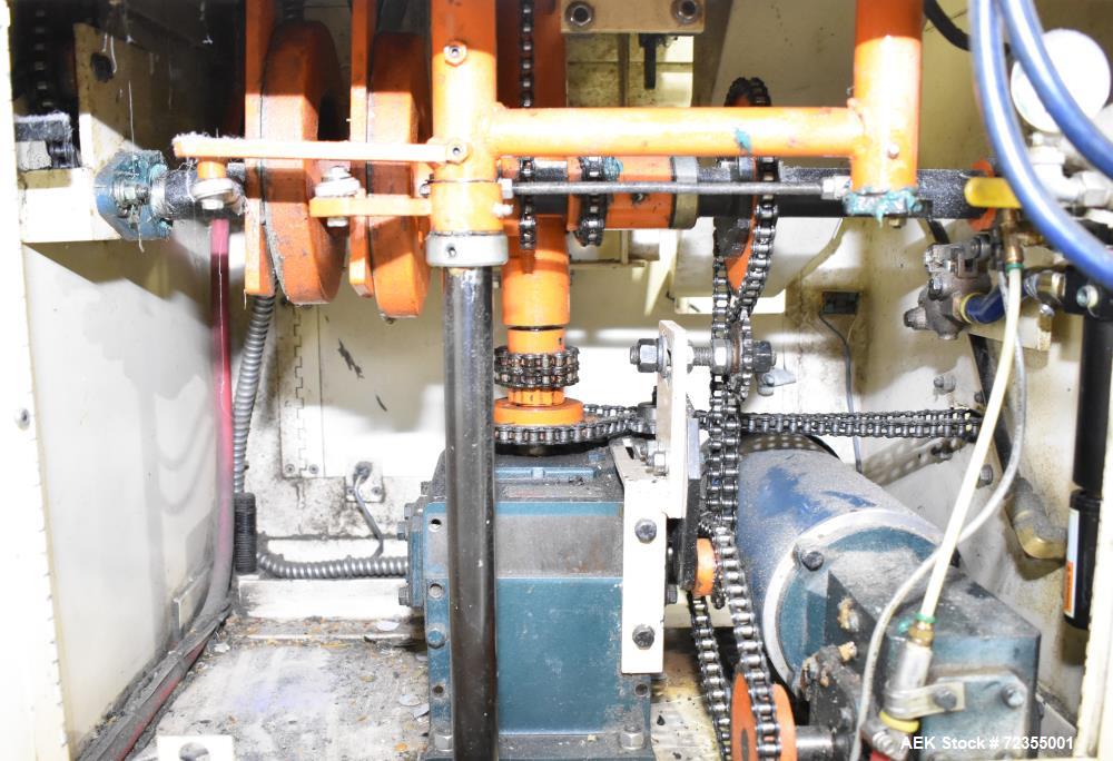 Used Bivans Model 74G Vertuck Semi-Automatic Vertical Cartoner.